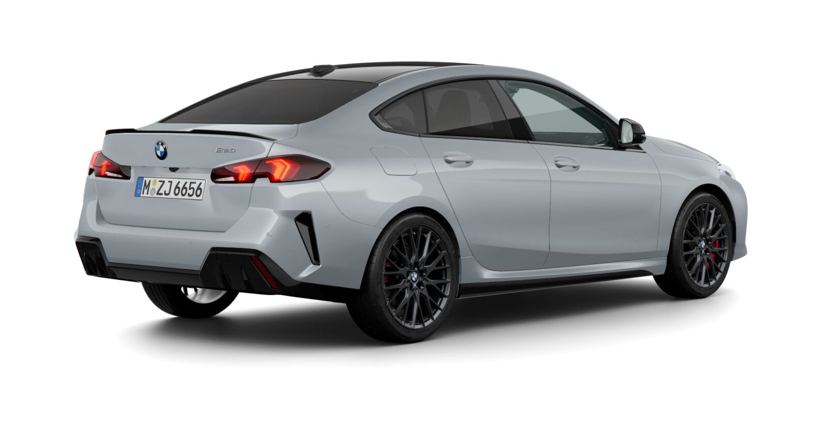 BMW BMW 2er in Grau von hinten