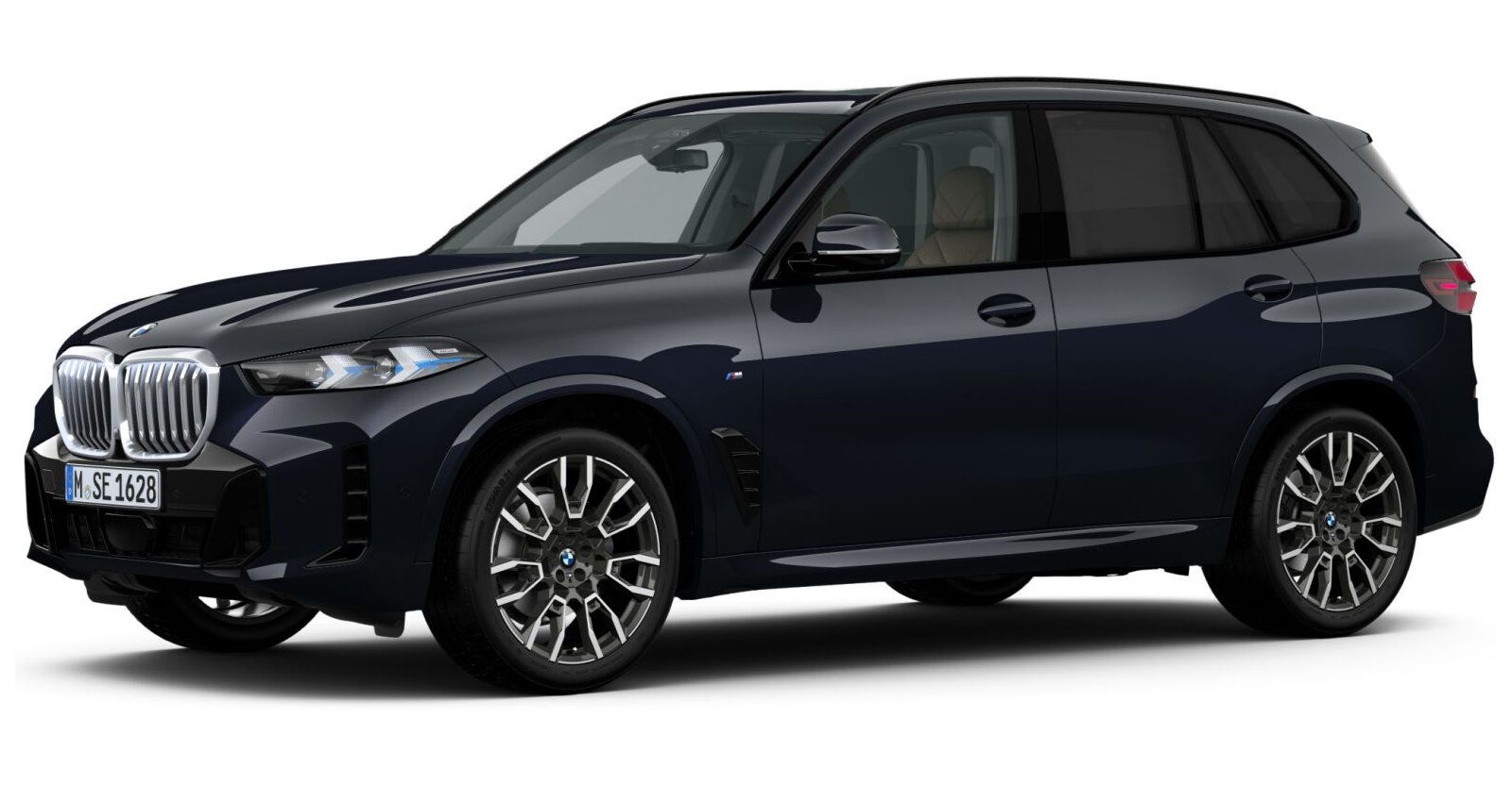 BMW X5 xDrive30d in Schwarz von vorne BMW X5 xDrive30d in Schwarz von vorne