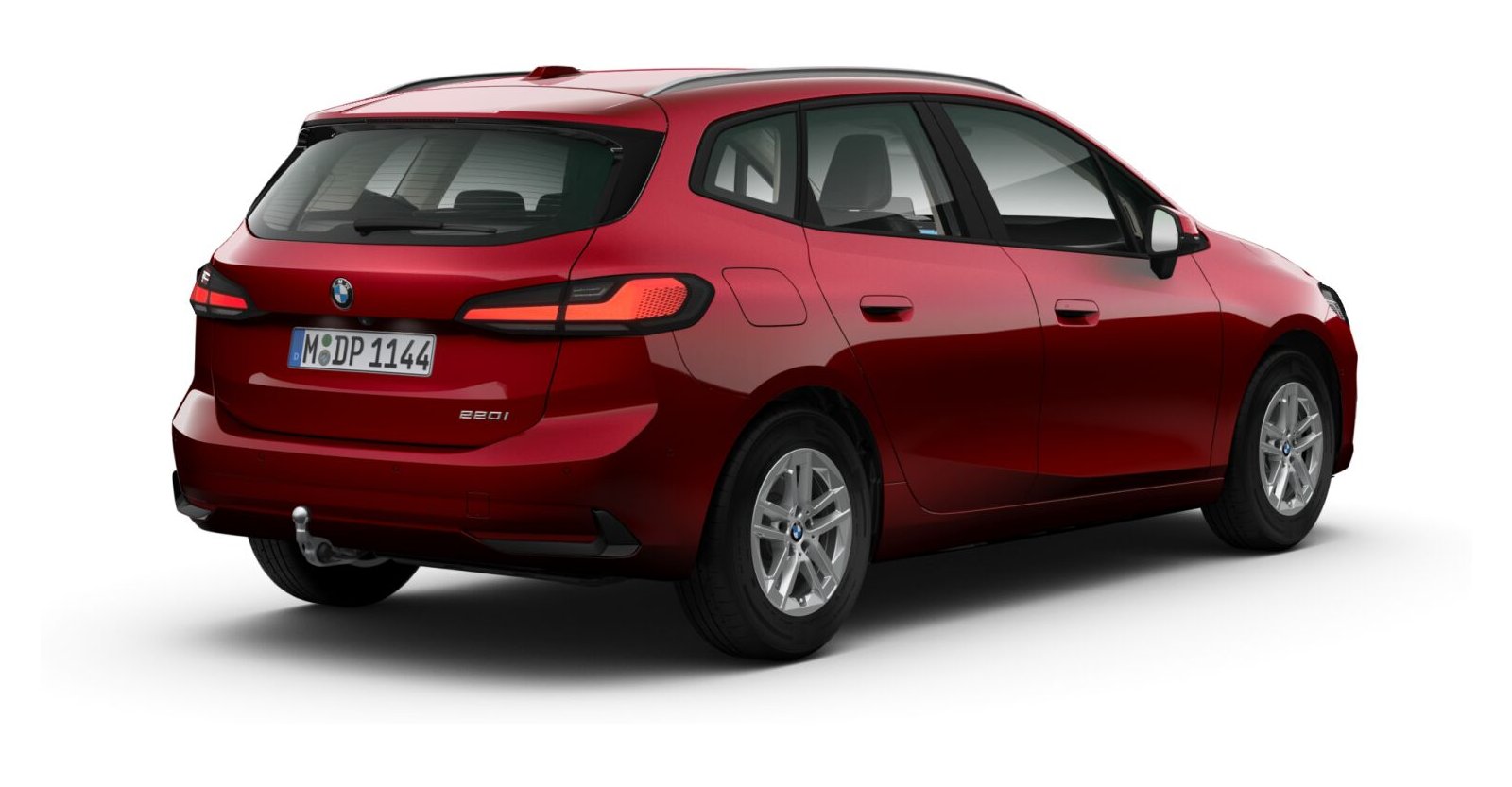 BMW BMW 2er in Rot von hinten