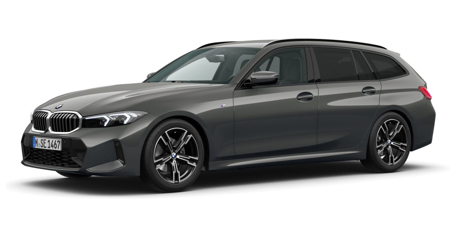 BMW BMW 3er in Grau von vorne