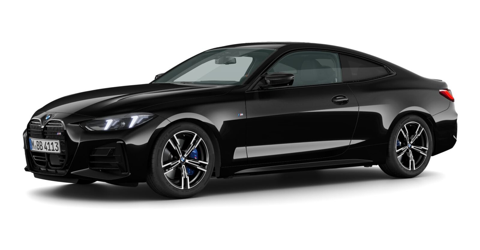 BMW BMW 4er in Schwarz von vorne