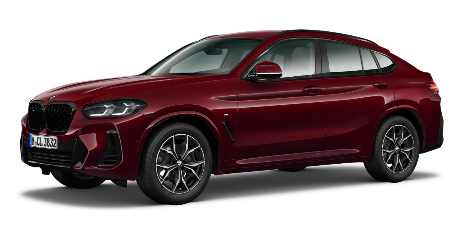 BMW BMW X in Rot von vorne