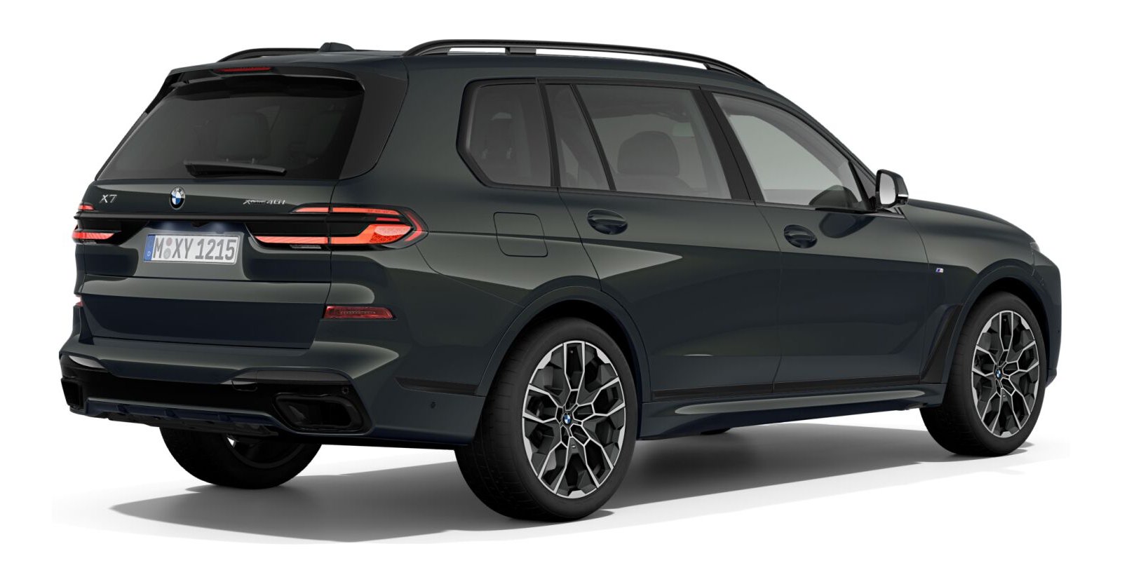 BMW BMW X in Grau von hinten