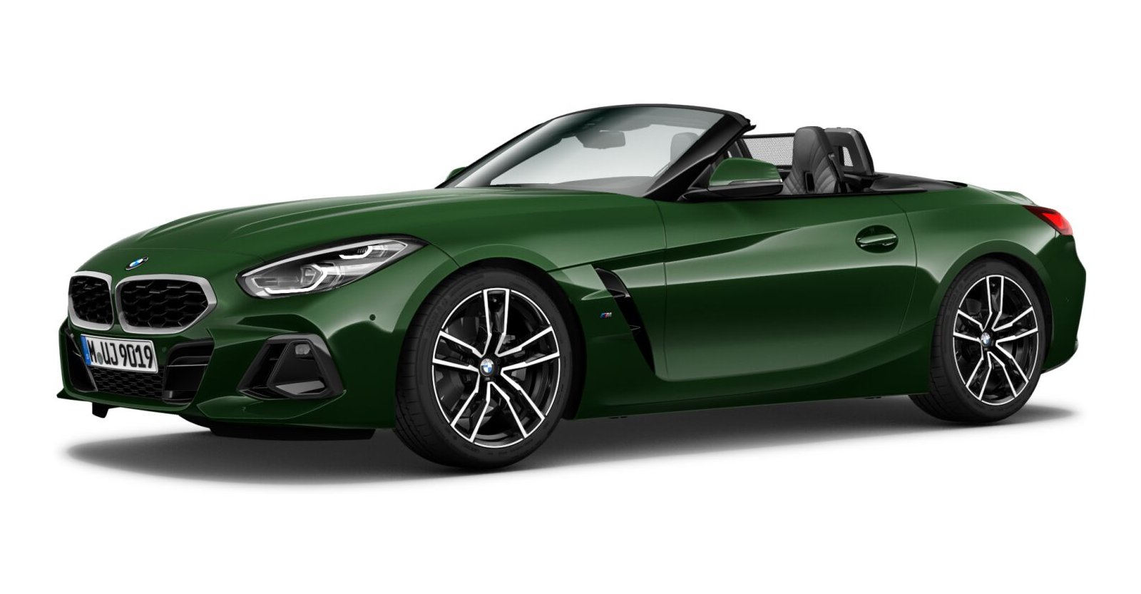 BMW Z4 sDrive30i in Grün von vorne