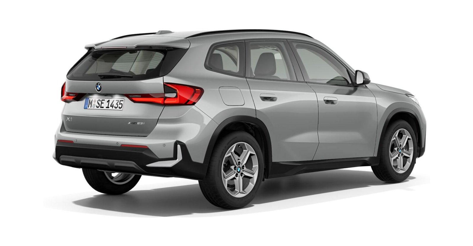 BMW BMW X in Grau von hinten