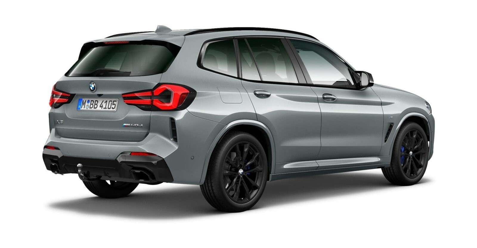 BMW BMW X in Grau von hinten BMW BMW X in Grau von hinten