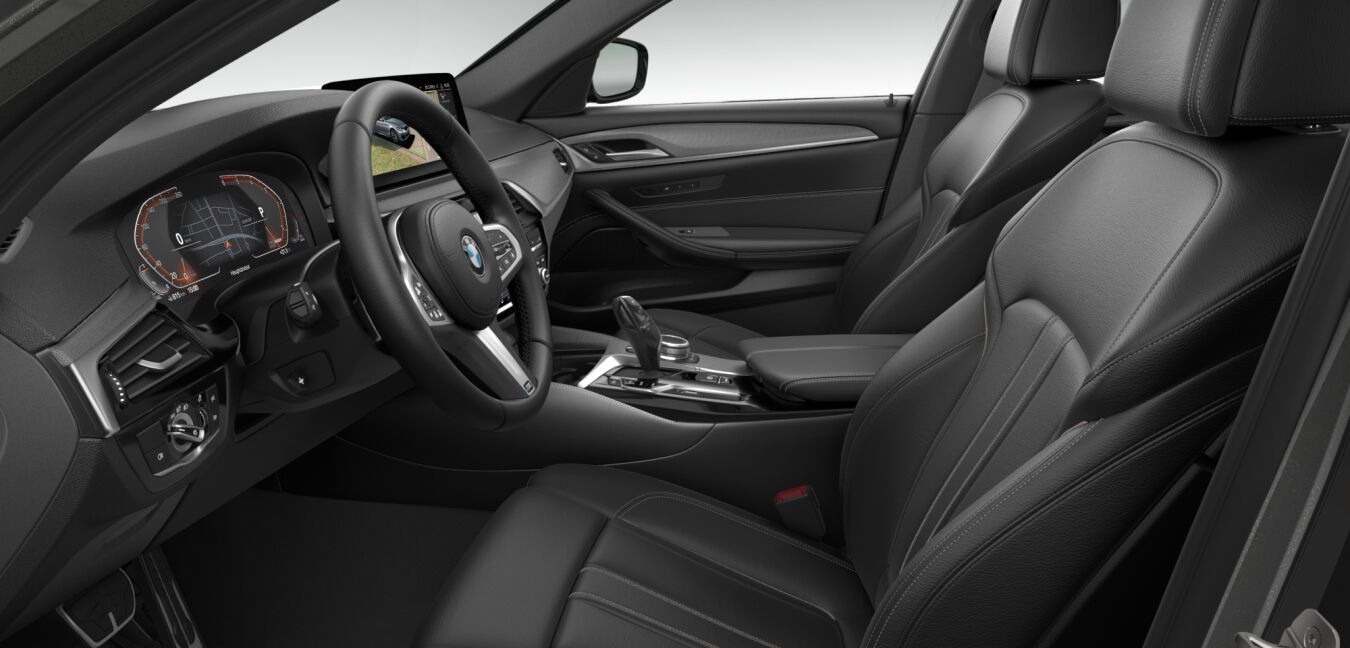 BMW BMW 5er im Innenraum seitlich BMW BMW 5er im Innenraum seitlich