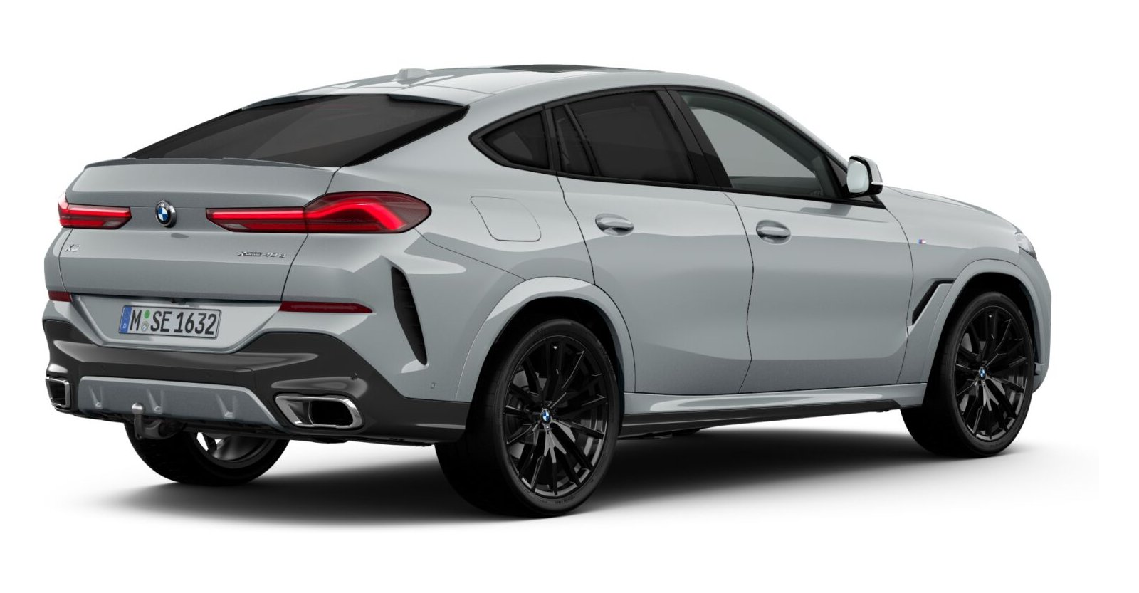 BMW BMW X in Grau von hinten BMW BMW X in Grau von hinten