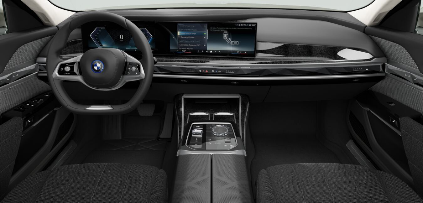 BMW BMW I im Innenraum von vorne