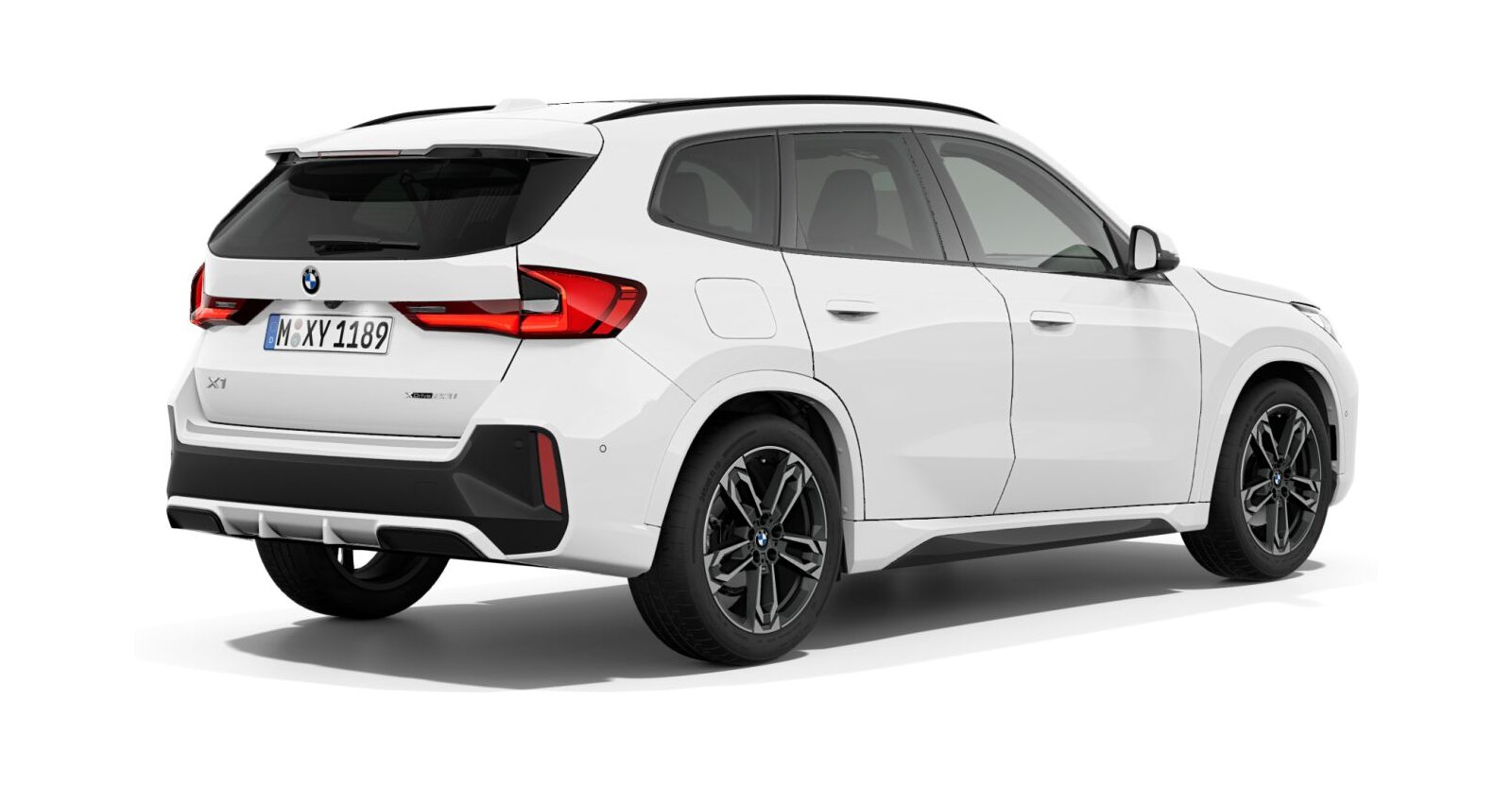 BMW BMW X in Weiß von hinten BMW BMW X in Weiß von hinten