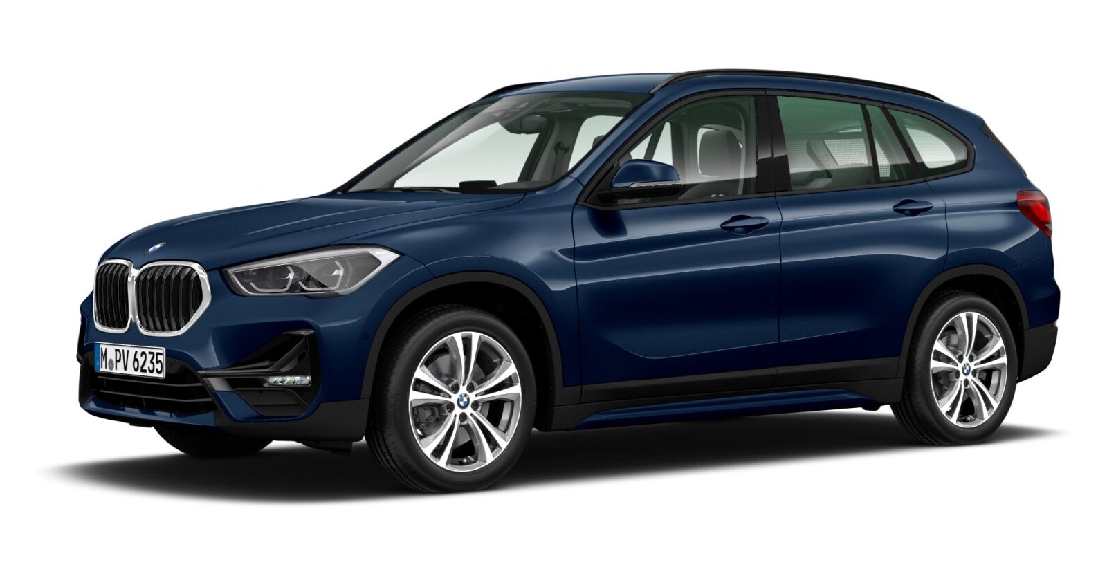 BMW BMW X in Blau von vorne BMW BMW X in Blau von vorne