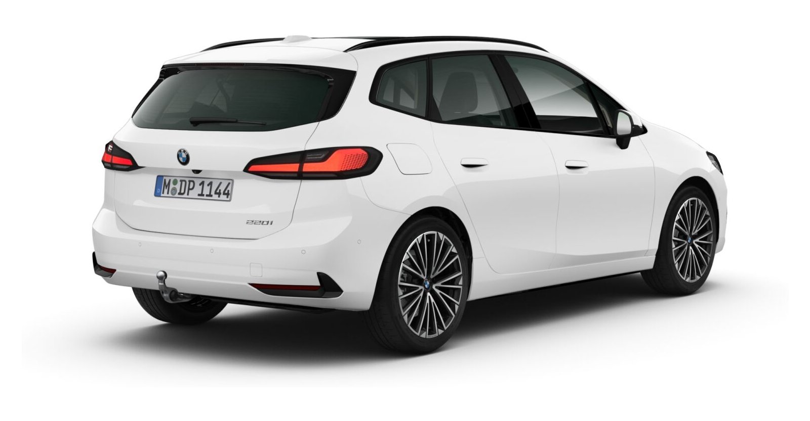 BMW BMW 2er in Weiß von hinten BMW BMW 2er in Weiß von hinten