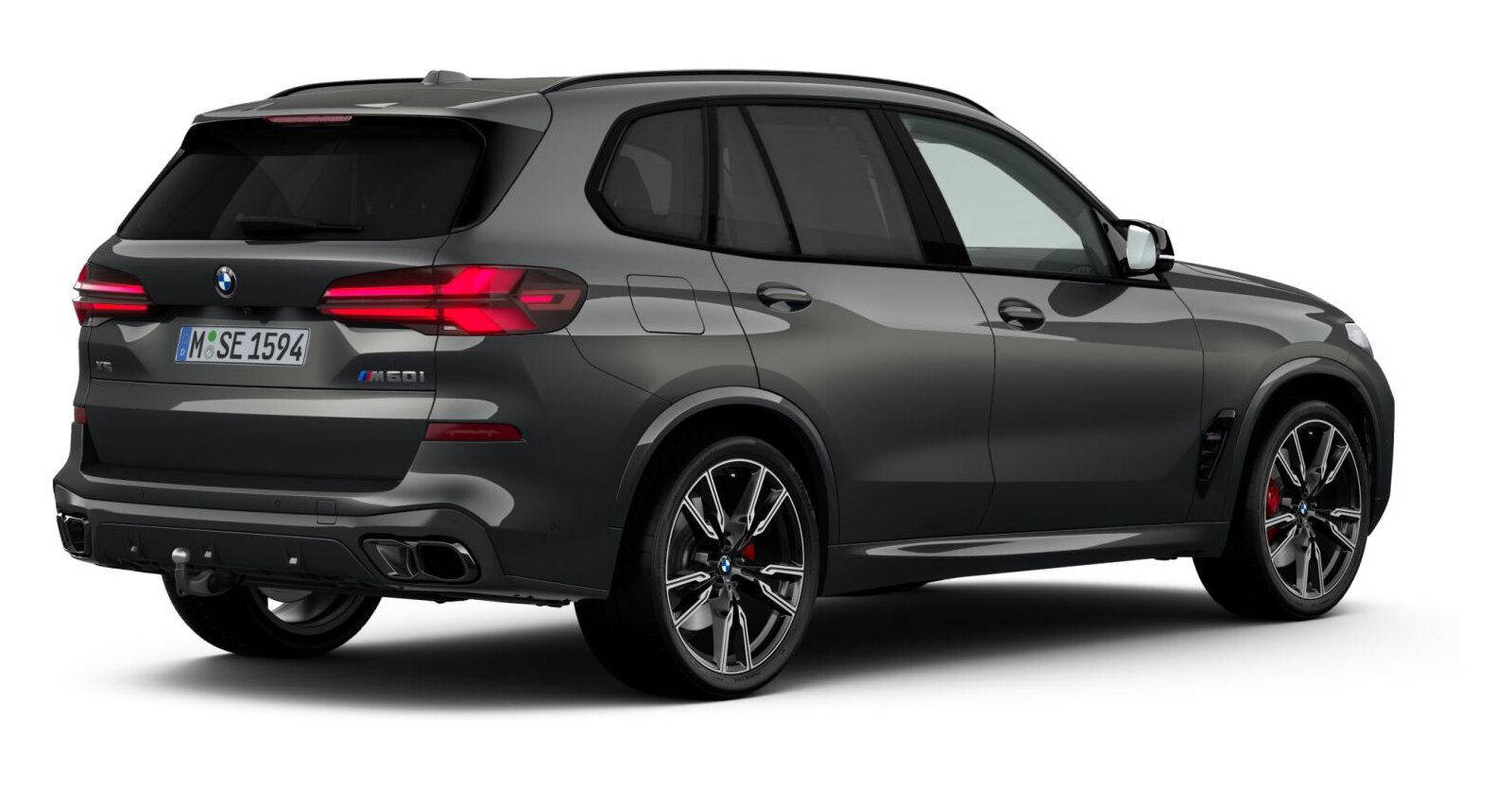 BMW BMW X in Grau von hinten