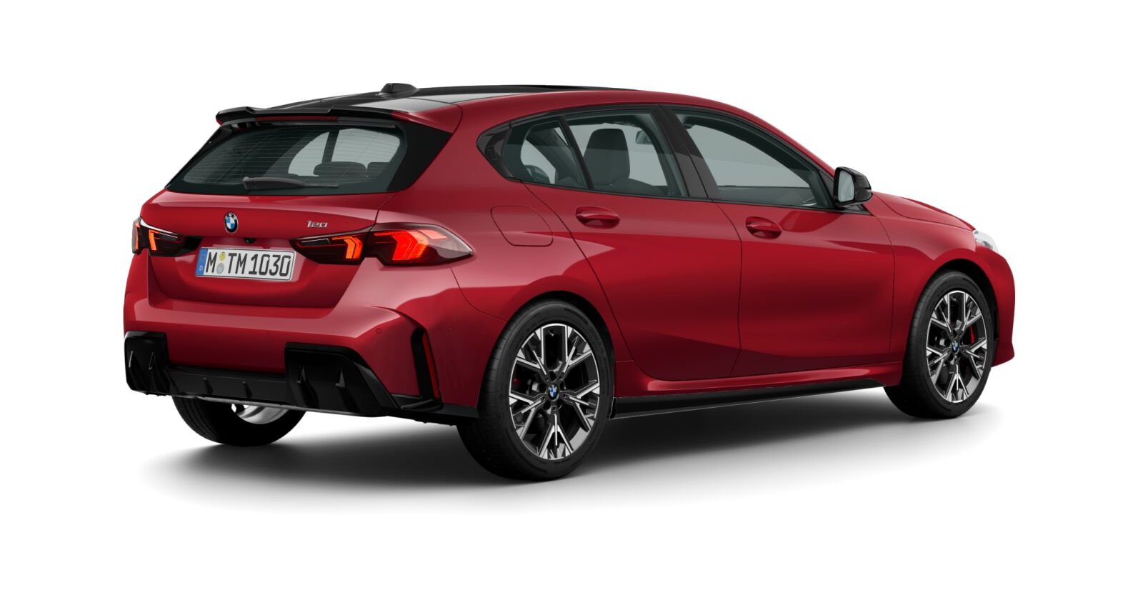 BMW BMW 1er in Rot von hinten