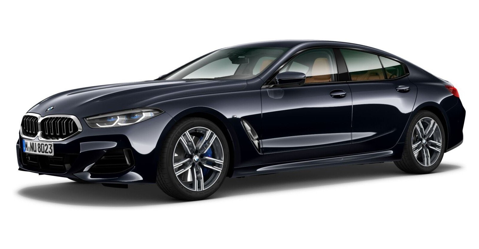 BMW BMW 8er in Schwarz von vorne BMW BMW 8er in Schwarz von vorne