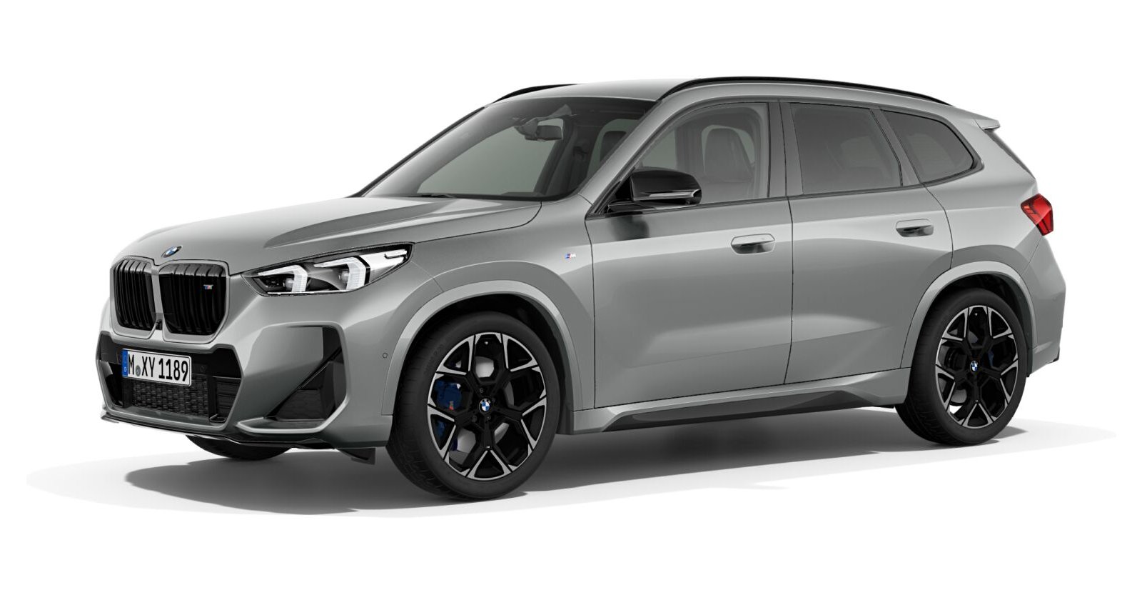 BMW X1 M35i xDrive in Grau von vorne BMW X1 M35i xDrive in Grau von vorne