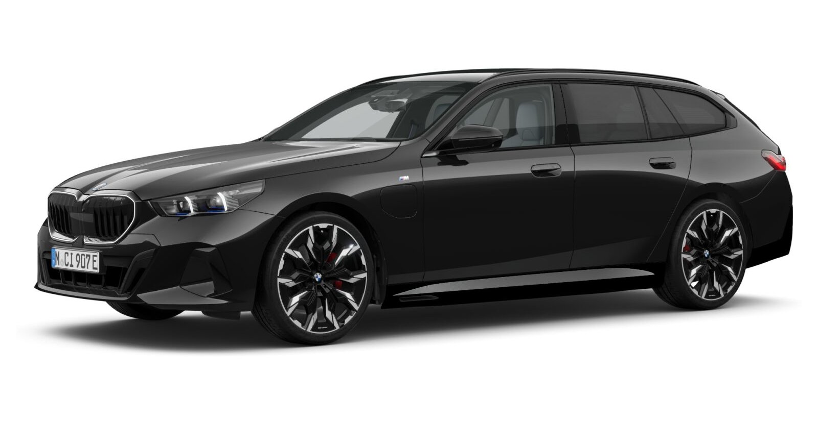 BMW BMW 5er in Schwarz von vorne BMW BMW 5er in Schwarz von vorne