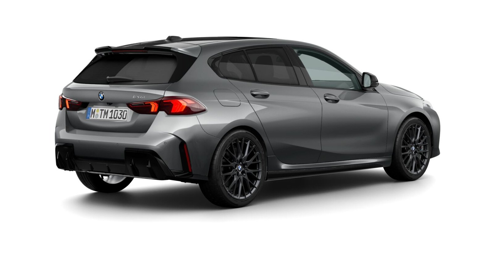 BMW BMW 1er in Grau von hinten