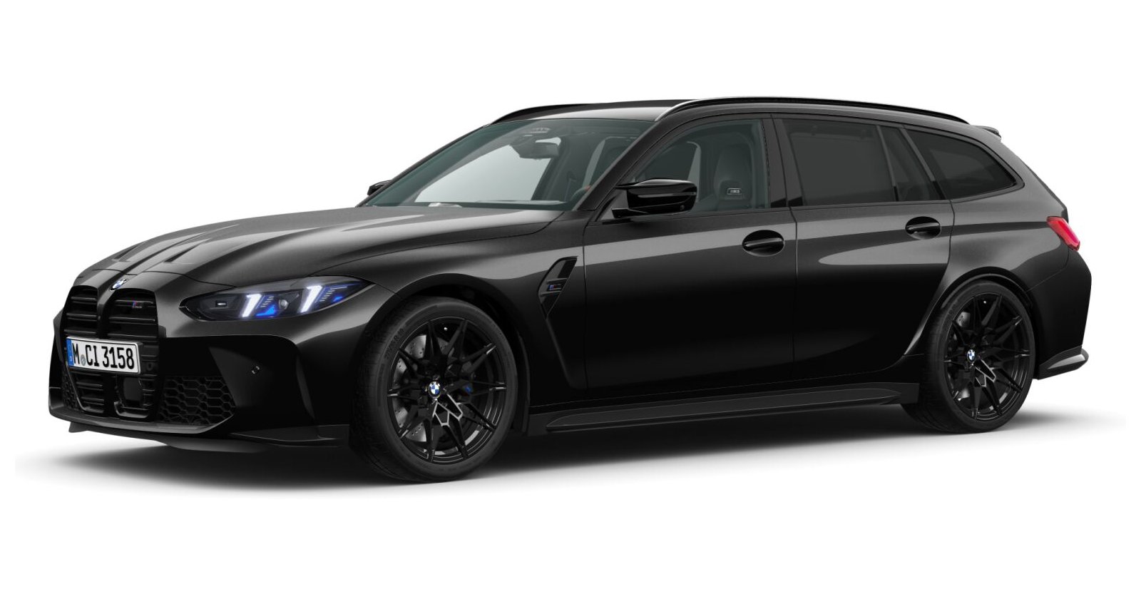 BMW BMW M in Schwarz von vorne BMW BMW M in Schwarz von vorne