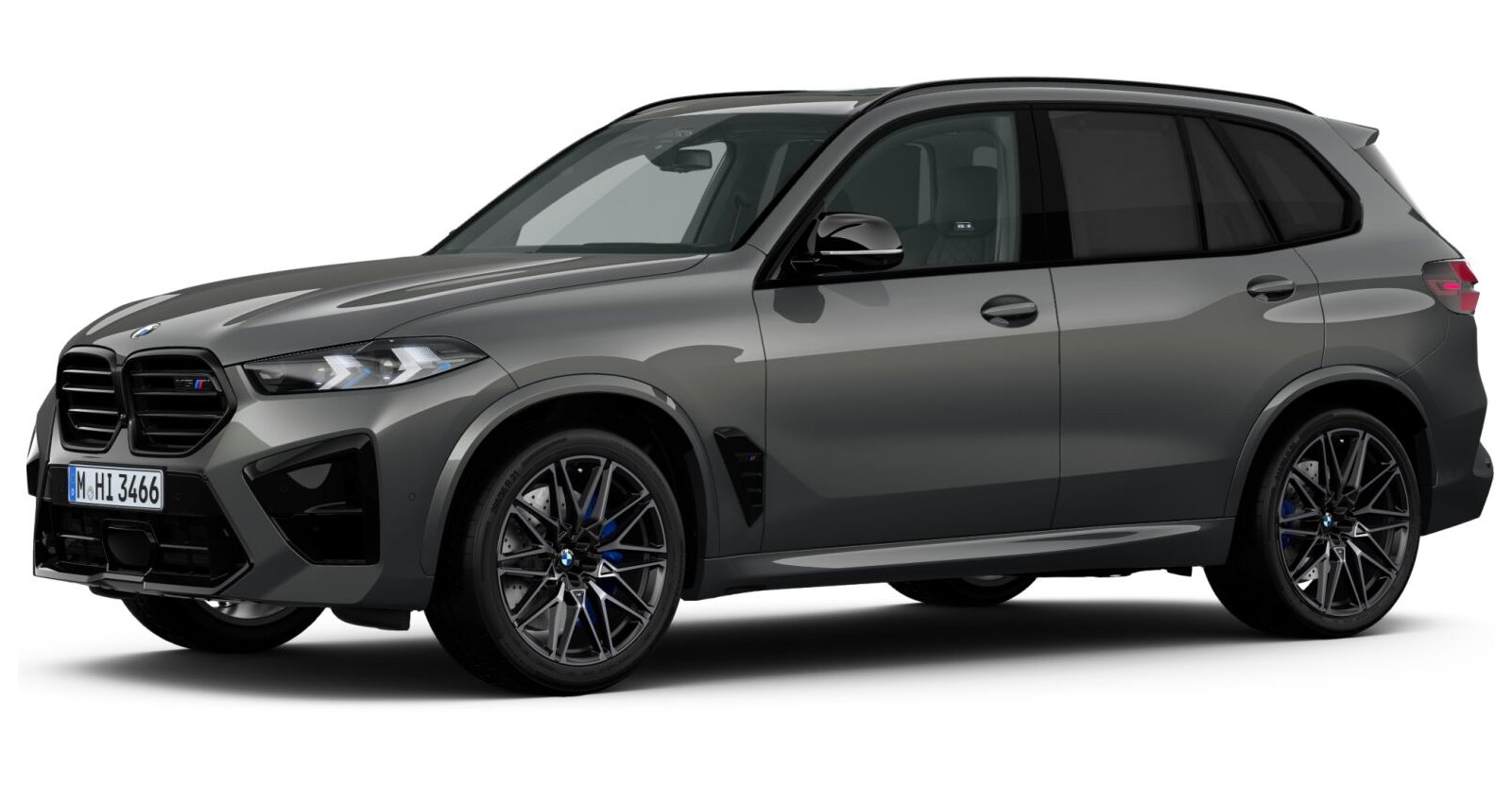 BMW X5 M Competition in Grau von vorne