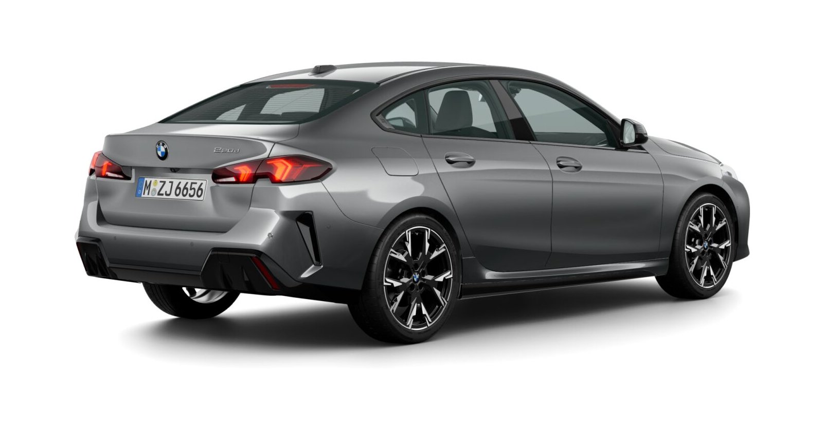 BMW BMW 2er in Grau von hinten