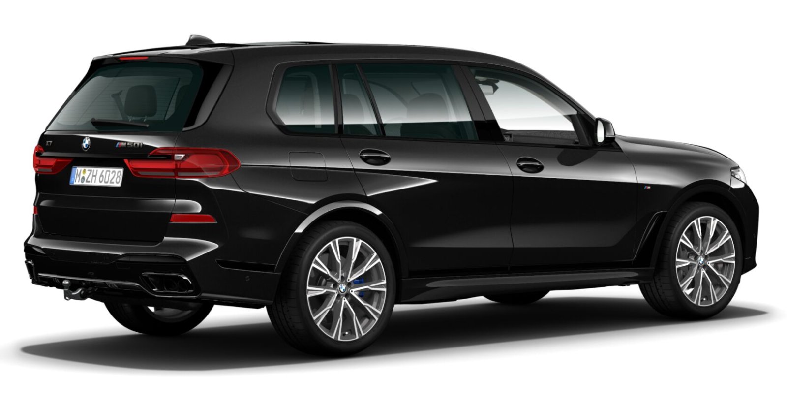 BMW BMW X in Schwarz von hinten BMW BMW X in Schwarz von hinten
