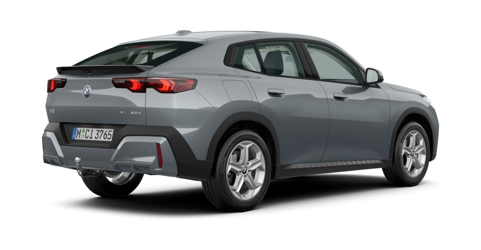 BMW BMW X in Grau von hinten