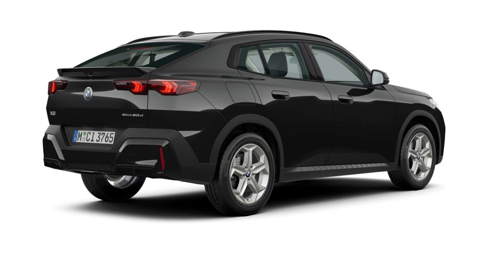 BMW BMW X in Schwarz von hinten BMW BMW X in Schwarz von hinten