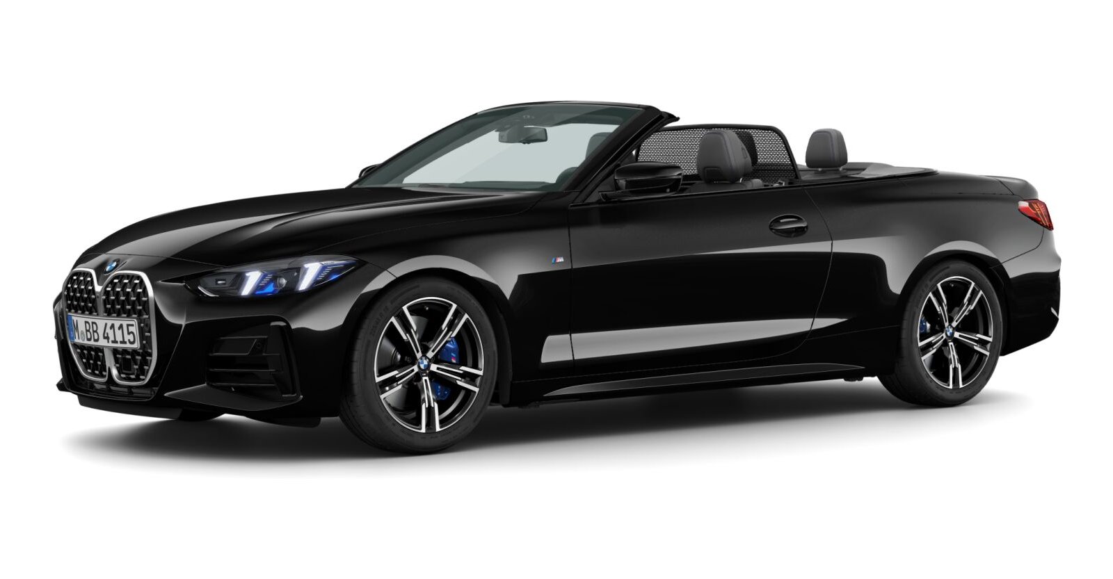 BMW BMW 4er in Schwarz von vorne BMW BMW 4er in Schwarz von vorne