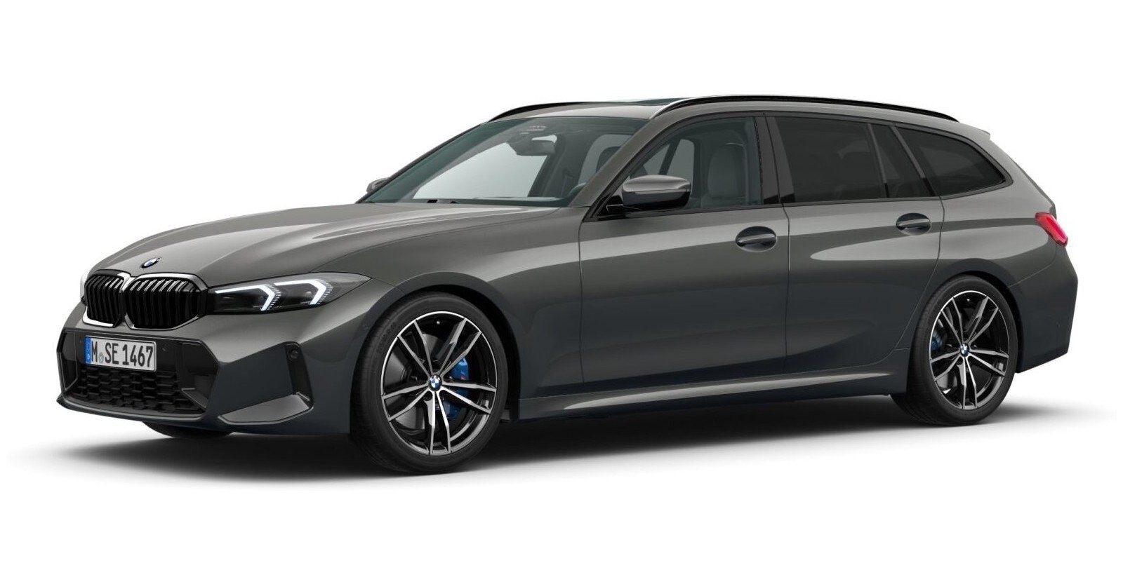 BMW BMW 3er in Grau von vorne BMW BMW 3er in Grau von vorne