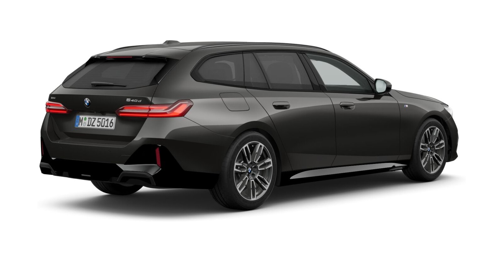 BMW BMW 5er in Grau von hinten BMW BMW 5er in Grau von hinten