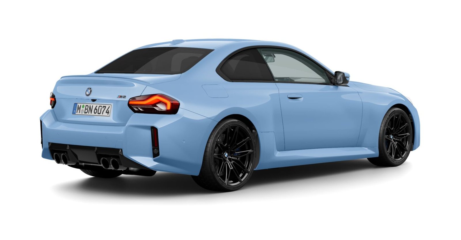BMW BMW M in Blau von hinten BMW BMW M in Blau von hinten