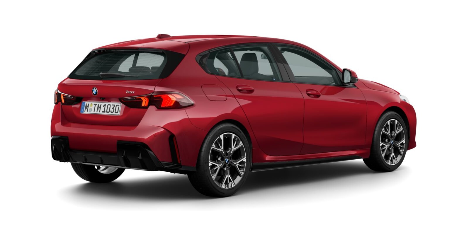 BMW BMW 1er in Rot von hinten