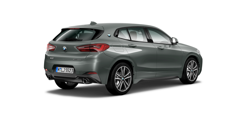 BMW BMW X in Grau von hinten BMW BMW X in Grau von hinten