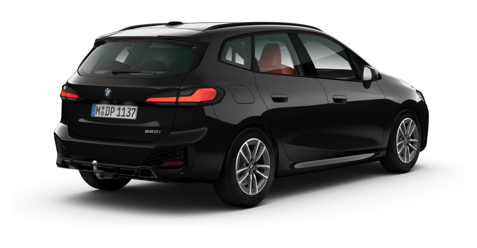 BMW BMW 2er in Schwarz von hinten BMW BMW 2er in Schwarz von hinten