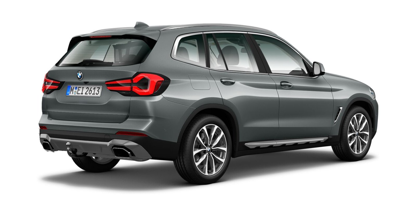 BMW BMW X in Grau von hinten BMW BMW X in Grau von hinten