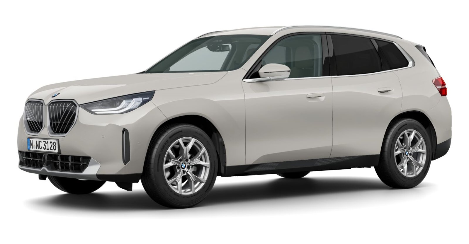 BMW X3 20d xDrive in Grau von vorne BMW X3 20d xDrive in Grau von vorne