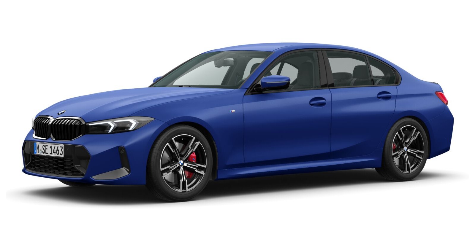 BMW BMW 3er in Blau von vorne