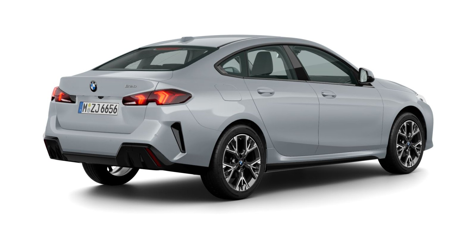 BMW BMW 2er in Grau von hinten