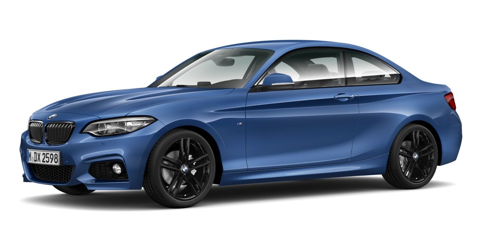 BMW BMW 2er in Blau von vorne BMW BMW 2er in Blau von vorne