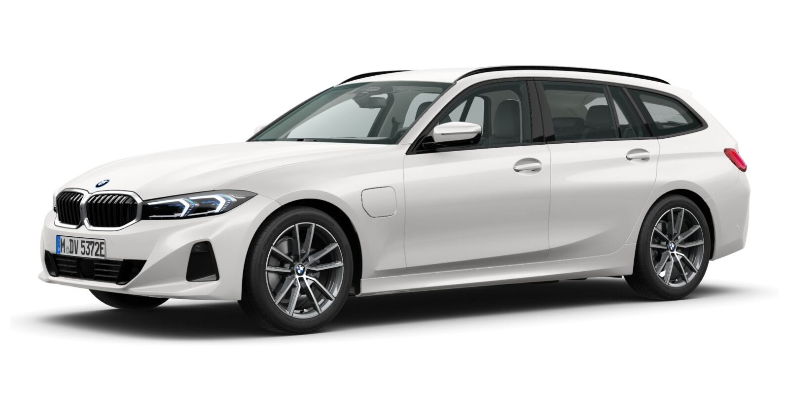 BMW BMW 3er in Weiß von vorne BMW BMW 3er in Weiß von vorne