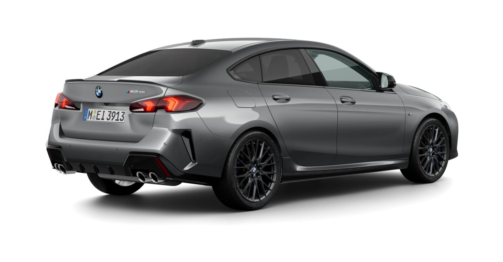 BMW BMW 2er in Grau von hinten