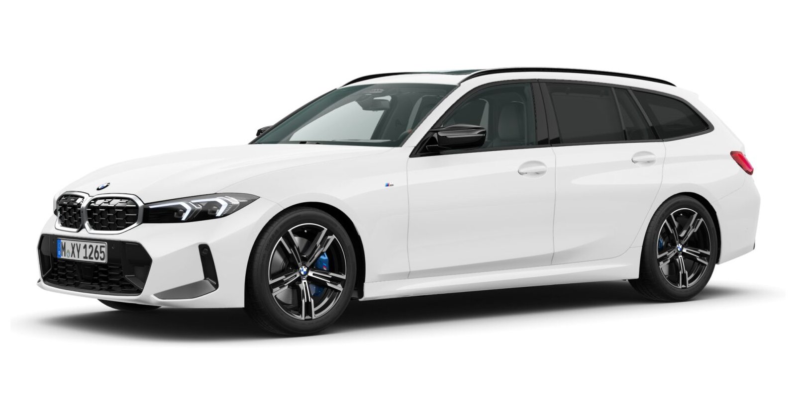 BMW BMW 3er in Weiß von vorne BMW BMW 3er in Weiß von vorne