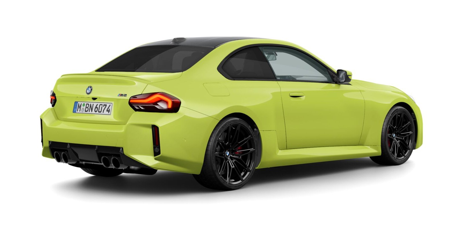 BMW BMW M in Gelb von hinten