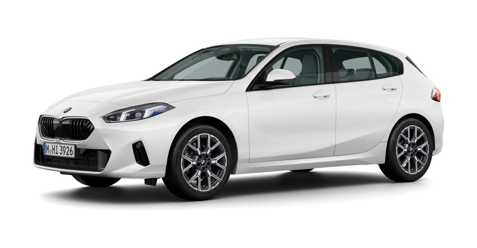 BMW BMW 1er in Weiß von vorne