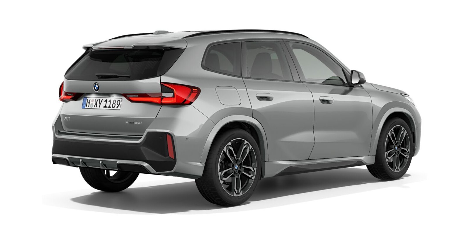 BMW BMW X in Silber von hinten BMW BMW X in Silber von hinten