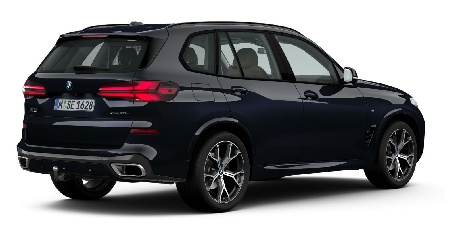 BMW BMW X in Schwarz von hinten BMW BMW X in Schwarz von hinten