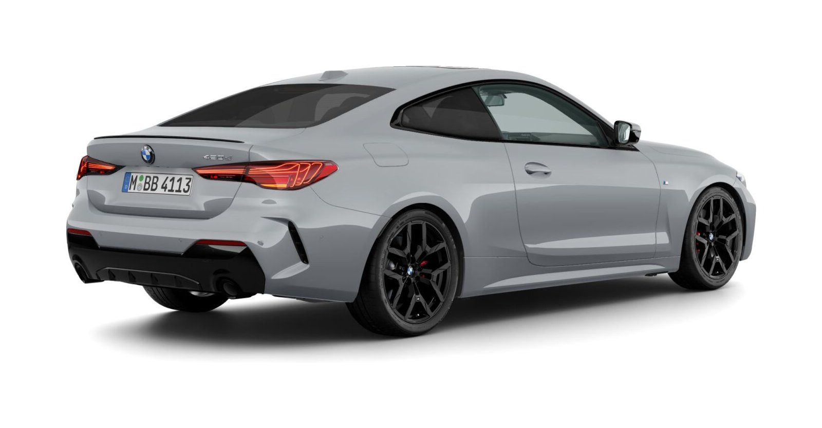 BMW BMW 4er in Grau von hinten