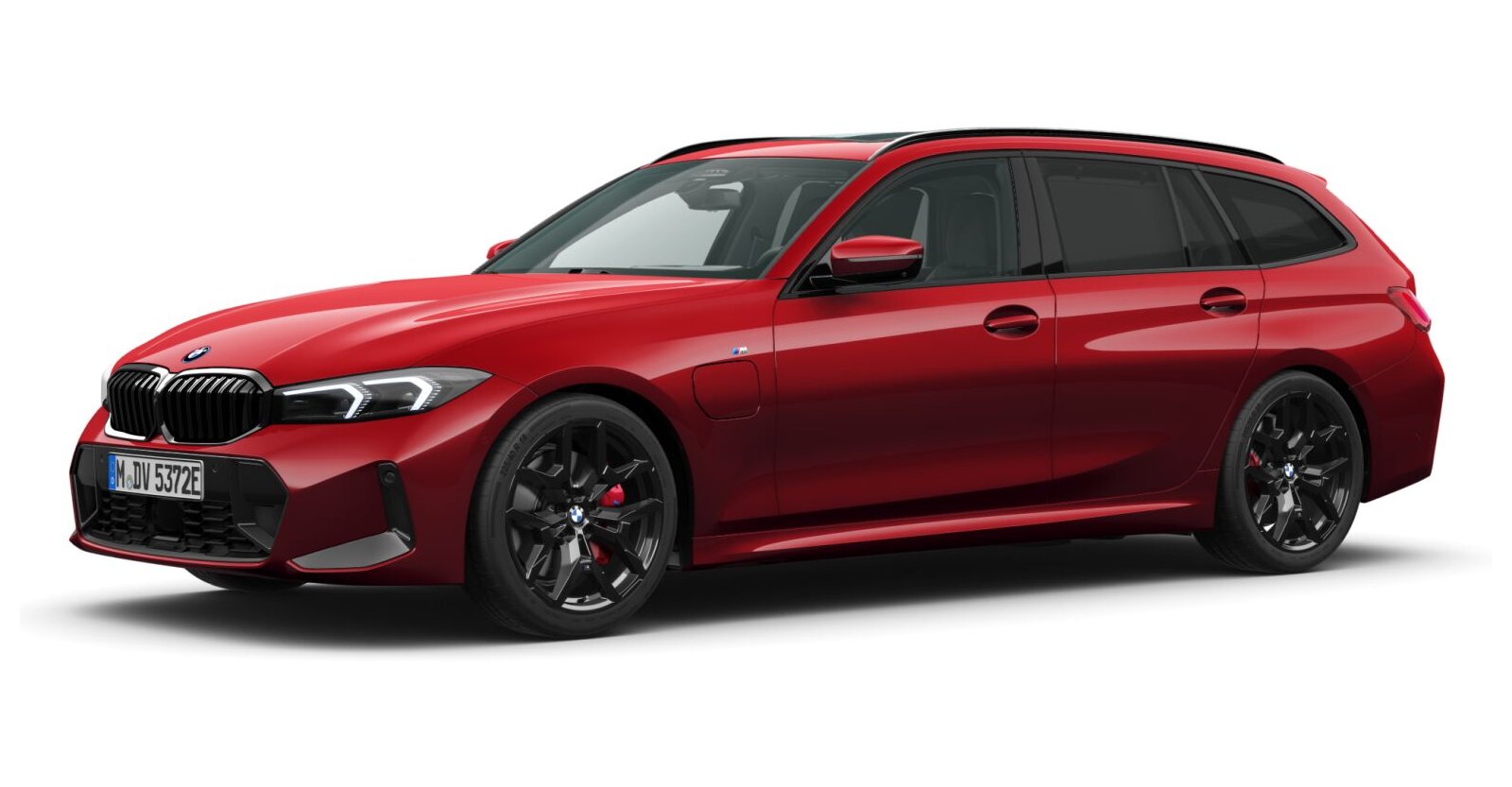 BMW BMW 3er in Rot von vorne