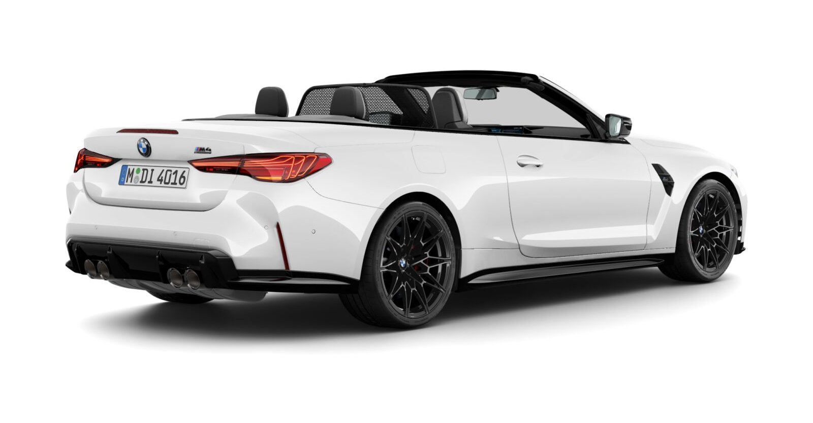 BMW BMW M in Weiß von hinten BMW BMW M in Weiß von hinten